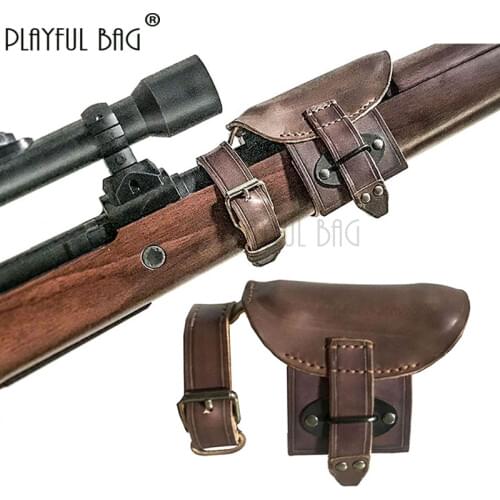 PB Playful bag CS sport Cute tiger 98K refitting replica Cowhide leather cover Creative CS game decorative Straps DIY toys QC37S