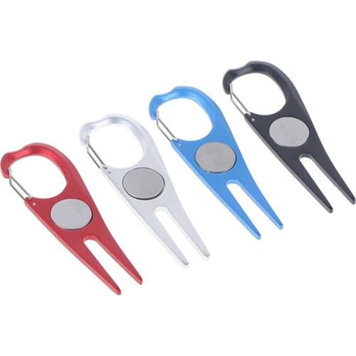 Portable Outdoor Training Aids Green Fork Ball Fork Divot Repair Tool Golf Divot Tool Golf Pitch Golf Pitch Accessories