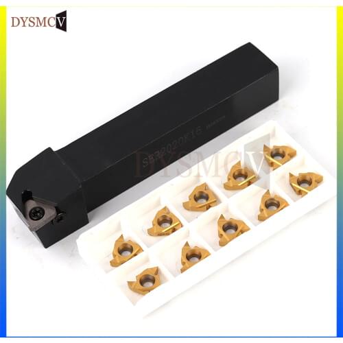 SER2020K16 CNC Lathe Turning Tool Holder Boring Bar16ER AG60 A60 Blade Insert Machine Accessories Turning Thread Tool Set