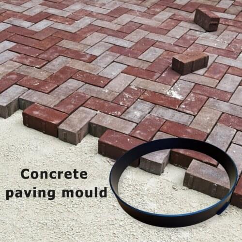 Stepping Stone Concrete Mold Floor Path Maker Mould Household Garden Paving Round Grass Supply for Garden Yard