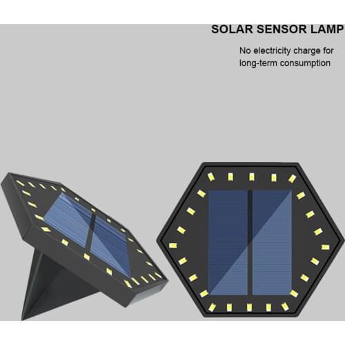 Solar Outdoor Light Waterproof Powered Ground Light Garden Pathway Deck Lights Landscape Solar Ground Light Solar Charging