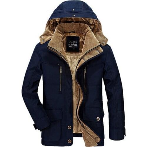 New Minus 40 Degrees Winter Jacket Men Thicken Warm Cotton-Padded Jackets Mens Hooded Windbreaker Parka Plus Size Jacket Men