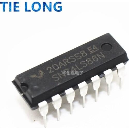 10PCS HD74LS86P DIP14 HD74LS86 DIP SN74LS86N DIP-14 74LS86 SN74LS86AN new and original IC