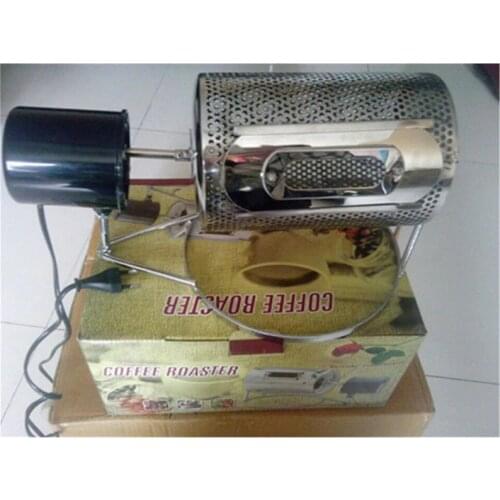 220v 110v home use stainless steel coffee bean melon seeds nuts roaster roasting machine used in gas stove or electric stove