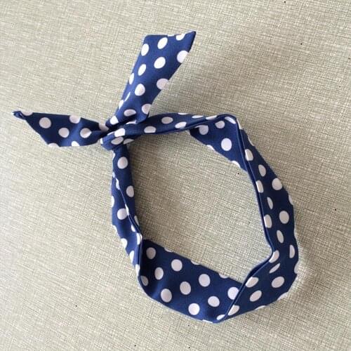 50s Retro Polka Dots Vintage Hair Accessories Headband Scrunchies Haarband Hair Ties for Women Hairband VD1911