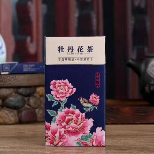 Peony Tea Cigarette Fine Tea Herbal Cigarettes Women Men Healthy Cigarettes No Nicotine Tobacco free Health products quit