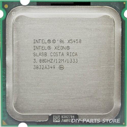 INTEL XONE X5450 INTEL X5450 775 quad core 4 core 3.0MHZ LeveL2 12M Work on LGA 775 motherboard