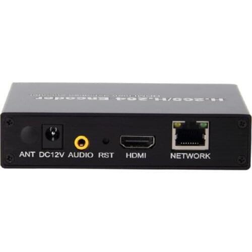 HDMI encoder, support H.265 / 264 encoding and protocols such as RTMP / ONVIF / RTSP; support RTMP streaming and mainstream live