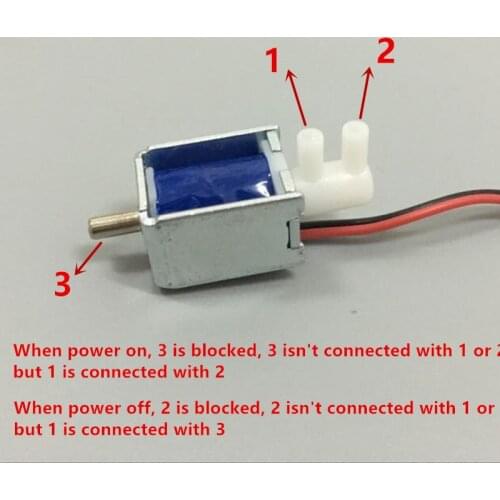 EBOWAN DC 4.5V 24V 6V 12V Mini Micro Solenoid Air Gas valve Release exhaust discouraged Valve Switch 2-position 3-way