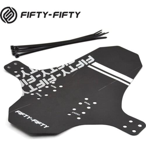 FIFTY -FIFTY Fenders downhill mountain bike fork soft tail mud in AM/FR/DH Front Rear Plastic Fenders Mountain road bike fender