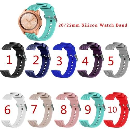 20mm 22mm Wrist Straps Band for Samsung Galaxy Honor Huawei Watch GT 42mm 46mm smartwatch Strap Bands Sport belt bracelet