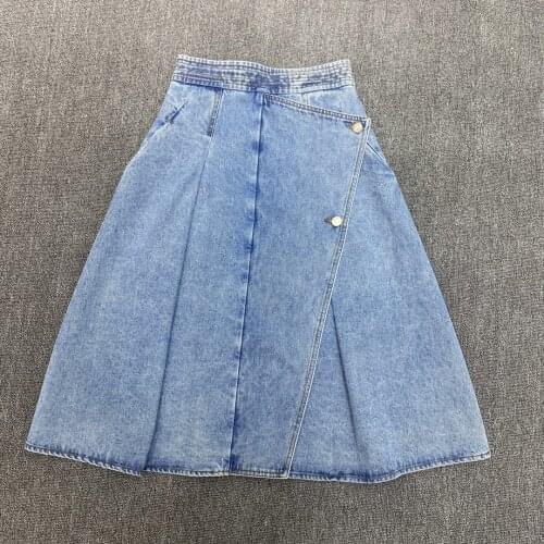 Ladies 2021 fashion new sexy solid color back zipper skirt 0308