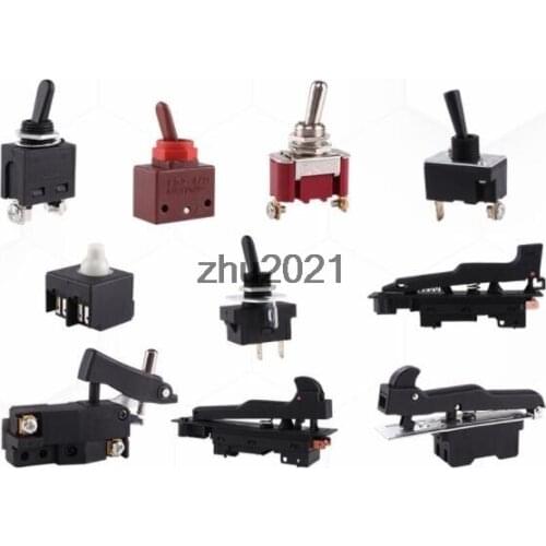 1PC Electric Tool Trigger Switch Speed Control Trigger Button for angle grinder Electric hammer Drill Speed Switch Lock / Unlock