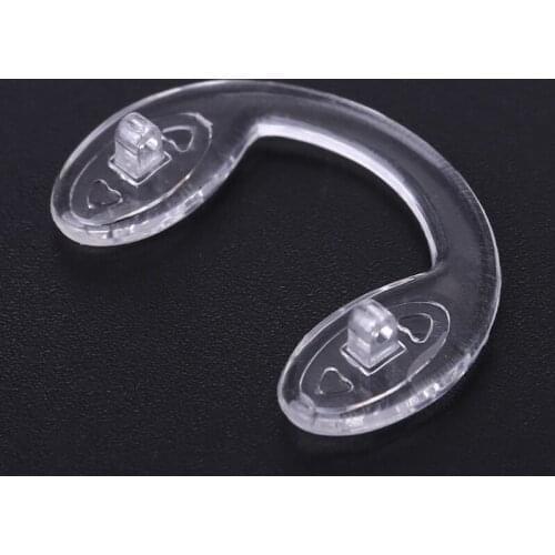 2Pcs/Lot U Style Silicone Conjoined Eyeglass Soft Nose Pads For Kids Children 2XPC
