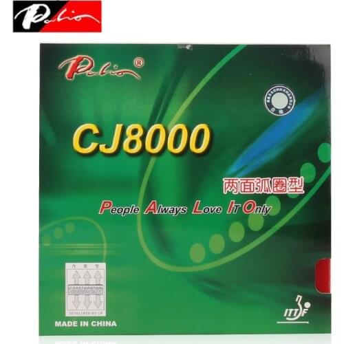 2 pcs Palio CJ8000 Loop with fast attack pips-in table tennis / pingpong rubber with sponge (H36-38) Raquete De Ping Pong