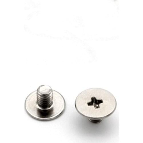 30pcs M2 stainless steel thin head screw big flat heads cross screws bolt home decoration bolts 3mm-8mm length