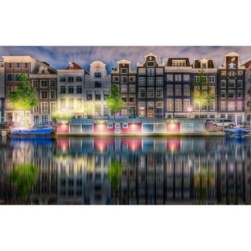 Custom photo 3d wallpaper Beautiful night view of Venice living room home decor 3d wall murals wallpaper for walls 3 d