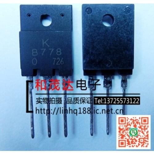 5PCS/ KTB778 B778 2SB778 TO3PF TO-3PF