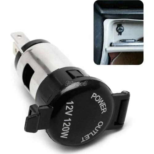 Car Truck Waterproof Cigarette Lighter Socket Power Plug Outlet Parts Adapter 12-24V Charger Power Interior Car Electronics