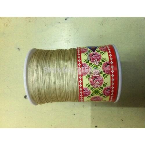 Beige 1.0mm 280M/380yards/lot Chinese Knot String Nylon Cord Rope for Make Bracelet jewelry