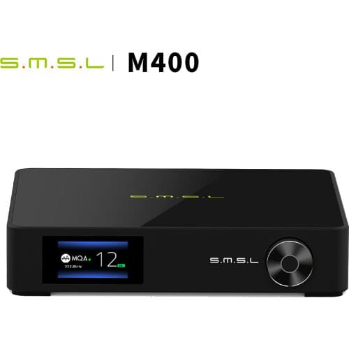 SMSL M400 DAC chip AK4499 Support MQA decoding DSD 32-bit 768kHz USB XMOS XU216 Bluetooth UAT Decoder