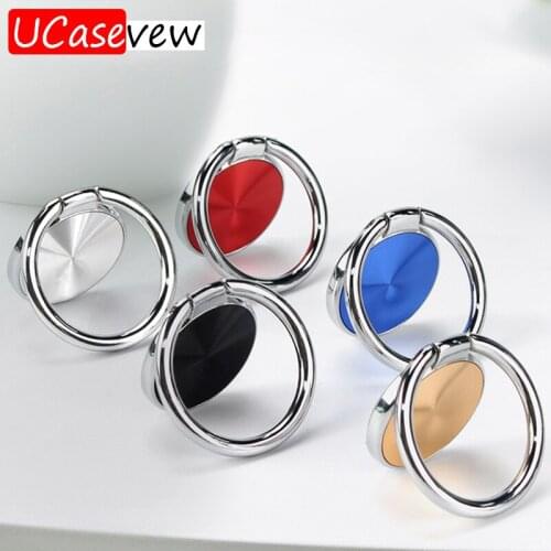 Mobile Rotation Ring Holder For iPhone X Xs Max 7 8 Plus Samsung Case Cover Mobile Phone Stand Metal Bracket Ring Holders