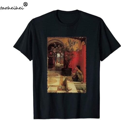 Victorian Era Art An Oleander by Sir Lawrence Alma-Tadema T-Shirt