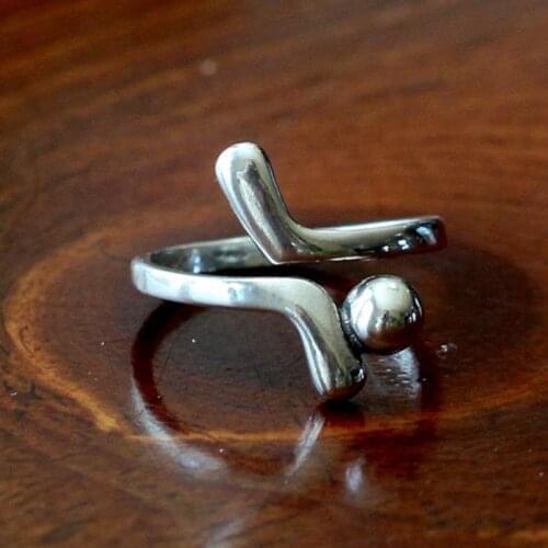 Golf Ring- Golfer Adjustable Sports Jewelry Gift Idea Adjustable Sports Gift Player free ship