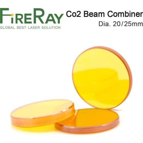 Laser Beam Combiner lens Diameter 20mm 25mm for CO2 Laser Engraving Cutting Machine to Adjust Light Path and Make Laser Visible