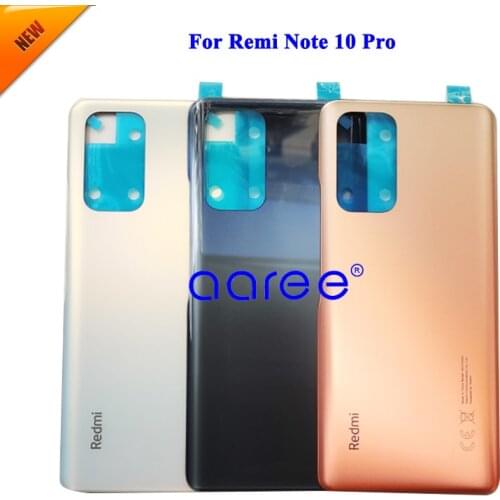 Battery Cover For Redmi note 10 Pro Back Cover Back Housing For Redmi note 10 Back Cover Back Housing Door With adhesive