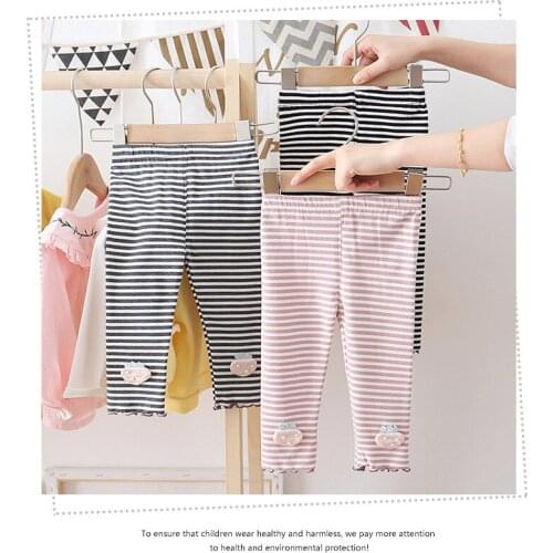 Girls' leggings spring and autumn wear 2020 autumn thin cotton childrens foreign style womens pants, baby single pants, childr