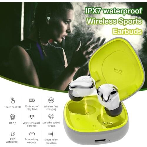 Bluetooth 5.0 Earphone Earbuds Intelligent Touch Control Headset Handsfree True Wireless Earbuds with Mic for Mifo headphones