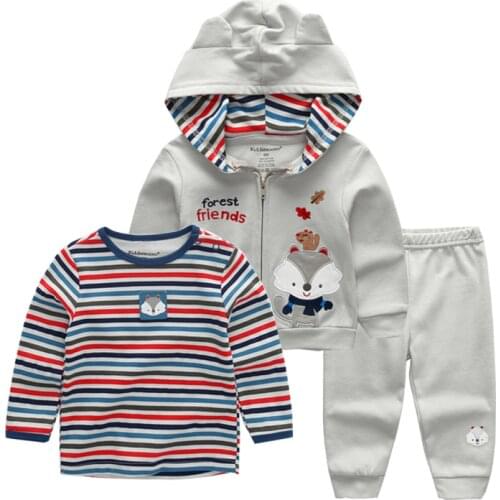 Latest Casual Cardigan Pants Set Baby Boy Clothes Outfit Gray Bodysuit Baby Boy Clothes 12 18 24 Months