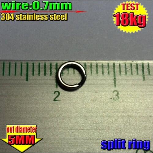 2019new fishing lures size 5mm and wire:0.7mm split rings quantily 30pcs Specializing in the production of communism