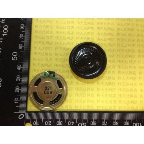 New Ultra-thin Mini sound speaker 32 ohms Euro 0.5 Watt 32R 0.5W Horn speaker Diameter 36MM 3.6CM Loud speaker