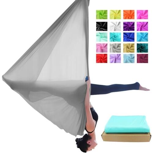 PRIOR FITNESS 6M Yoga Hammock fabric2020 Aerial Yoga Swing Latest Multifunction Anti gravity Yoga belts