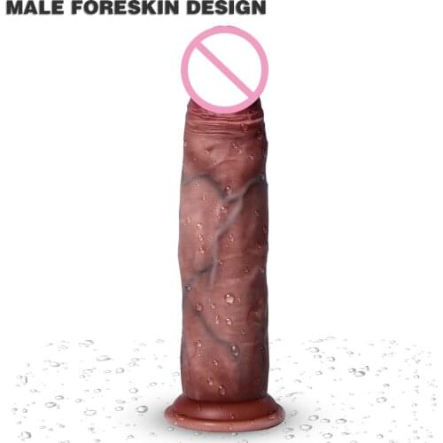 Realistic Dildo Simulation Penis with Powerful Suction Cup Female Masturbation Tool G-spot Vagina Stimulator Sex Toys for Couple