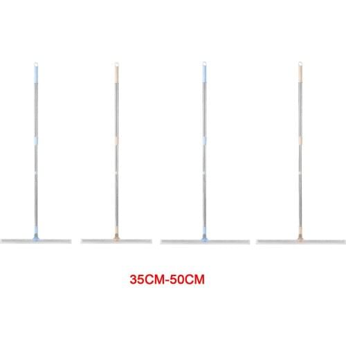 Heavy Duty Floor Scrubber Squeegee Handle Pet Hair Glass Tile Water Scrub Brush Cleaning Window Cleaner Tool