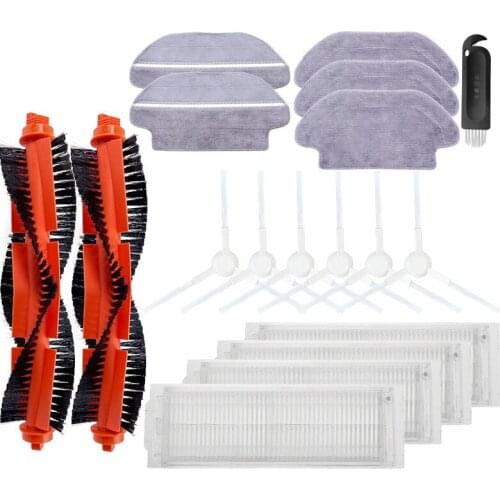 Hepa Filter Roller Spin Brush Mop Cloth for Xiaomi Mijia LDS / STYJ02YM for Conga 3490 Robot Vacuum Cleaner