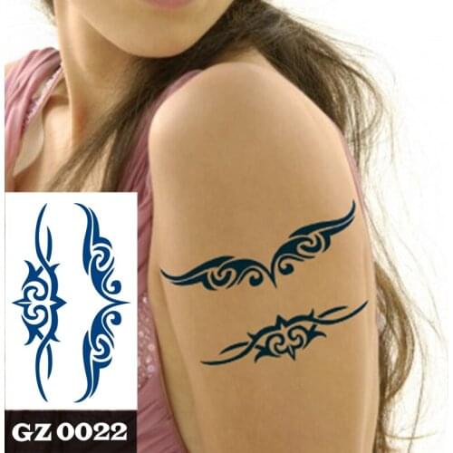 1Pcs Herbal Extracts Juice Tattoos Body Art Waterproof Temporary Tattoo Sticker For Men Women