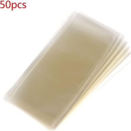 50 Pcs/Set Fishing PVA Bag 5x10cm Water Dissolving Soluble Carp Boilie Bait Tackle Thick Feeder Dissolution U2JB