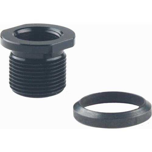 Aluminum Alloy Adapter Convert 1/2x28 Thread to 5/8x24 Thread .223 to .308 With Crush Washer