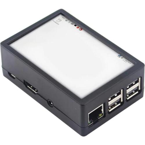 ALLOYSEED 3.5 inch HDMI-compatible Touch Screen 480x320 LCD Display +ABS Case 4 wire resistance touch for Raspberry Pi 3B+/3B/2B