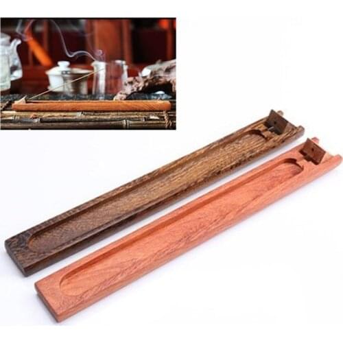 Pressure Relief Incense Burner Holder Wooden Gift Stick Base Aromatherapy Retro Style Home Teahouse Office Spa Small Decorative