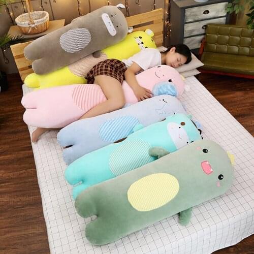 Dinosaur Tiger Elephant Deer Hamster Unicorn Plush Toy Christmas Stuffed Animals Kids Doll Cute Gifts Sleeping Pillow Girlfriend