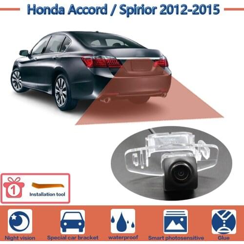 For Honda Accord / Spirior 2012~2015 HD Night Vision Waterproof Backup Car Reversing Parking Camera