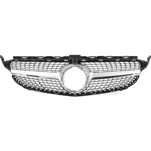 Hot Sell Brand New ABS Front Bumper Diamond Grill Grille Fit for Mercedes Benz C-Class W205 2019 High Quality Car Accessories
