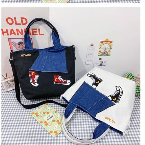 Canvas Totes Bags Girls Purses and Handbags for Women Shopper High Quality Bags Female Casual Hot Fashion Large Capacity Wallets