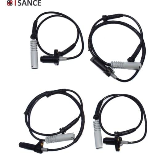 ISANCE ABS Speed Sensor Front & Rear 34521164651 34521164652 For BMW 3 Series E46 316i 318i 320i 325i 328i 330i 320d 330d 316ti