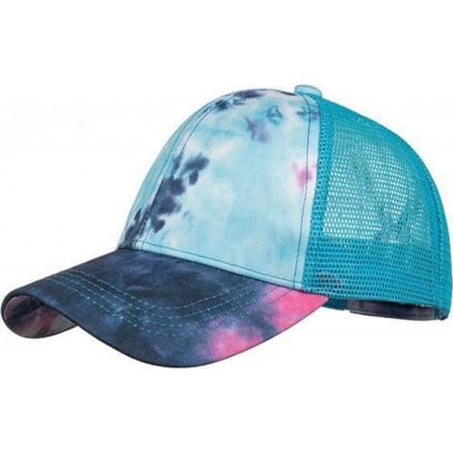 High Ponytail Criss Cross Strap Hat Baseball Cap Velcro Adjustable Funky Dad Hat Ponytail Messy Bun Distressed Hats Mesh Hat